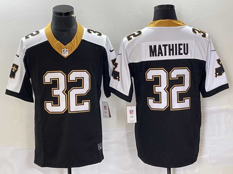 Men & Women & Youth New Orleans Saints #32 Tyrann Mathieu Black 2023 FUSE 1987 Legacy Vapor Stitched Jersey